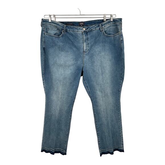 NYDJ Jeans Barbara Bootcut blue denim Plus Size 28W - Picture 1 of 8